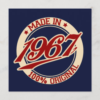 Made in 1967 karte