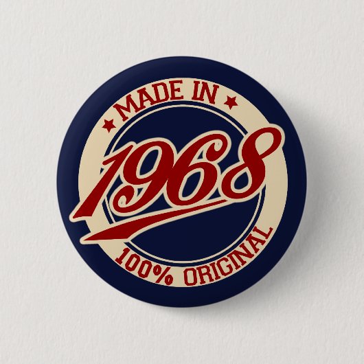 Made in 1968 button (Vorderseite)