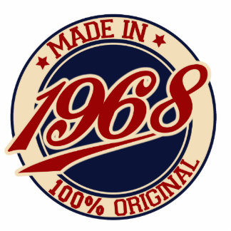 Made in 1968 freistehende fotoskulptur