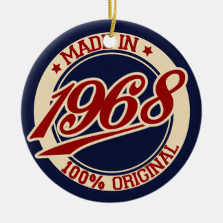 Made in 1968 keramikornament