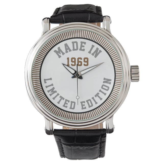 Made in 1969 armbanduhr (Vorderseite)