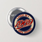 Made in 1969 button (Vorne & Hinten)