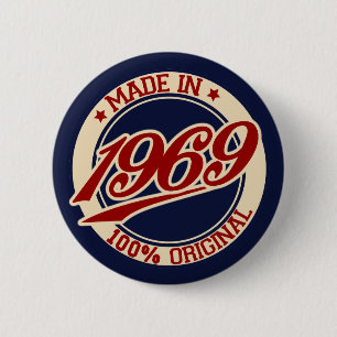 Made in 1969 button