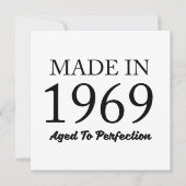 Made in 1969 karte (Vorderseite)