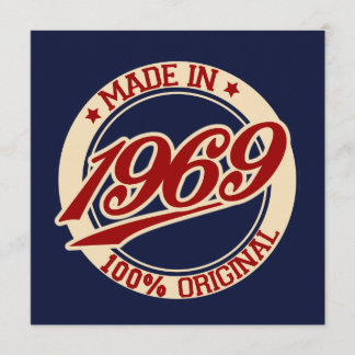 Made in 1969 karte