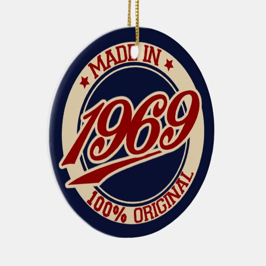 Made in 1969 keramik ornament (Rechts)