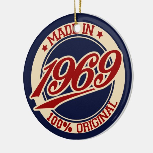 Made in 1969 keramik ornament (Links)