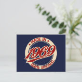 Made in 1969 postkarte (Stehend Vorderseite)