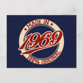 Made in 1969 postkarte (Vorderseite)