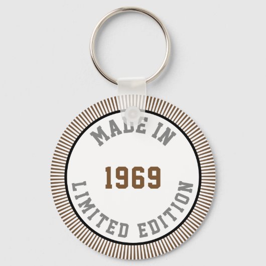 Made in 1969 schlüsselanhänger (Vorderseite)