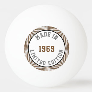 Made in 1969 tischtennisball