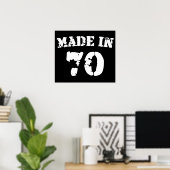 Made In 1970 Poster (Heimbüro)