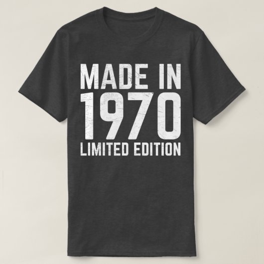 Made in 1970 T-Shirt (Design vorne)