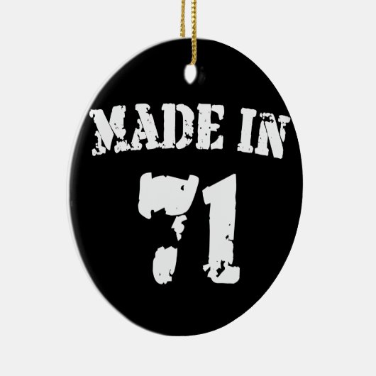 Made in 1971 keramik ornament (Rechts)