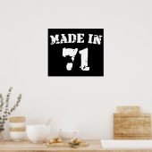 Made in 1971 poster (Küche)