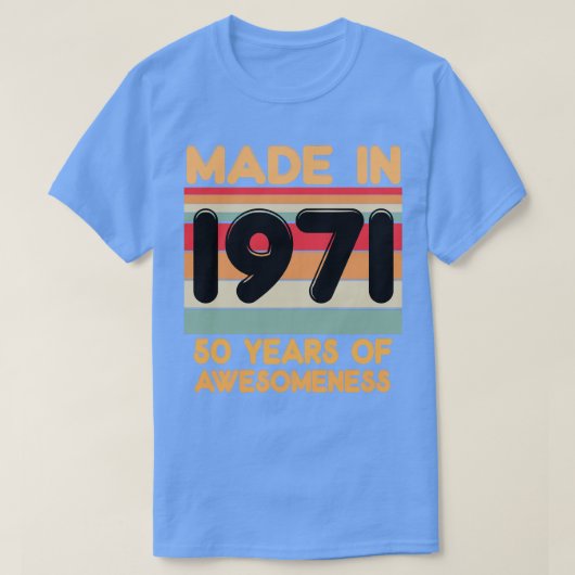 Made in 1971 T-Shirt (Design vorne)