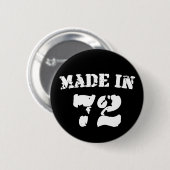 Made in 1972 button (Vorne & Hinten)