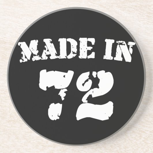 Made in 1972 getränkeuntersetzer (Vorne)
