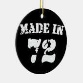 Made in 1972 keramikornament (Rechts)