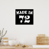 Made in 1972 poster (Küche)