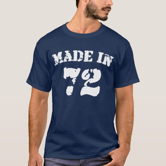 Made in 1972 Shirt (Vorderseite)