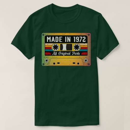 Made in 1972 T-Shirt (Design vorne)