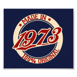 Made in 1973 fotodruck
