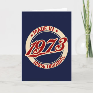 Made In 1973 Karte