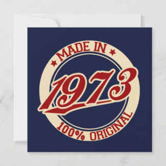 Made in 1973 karte