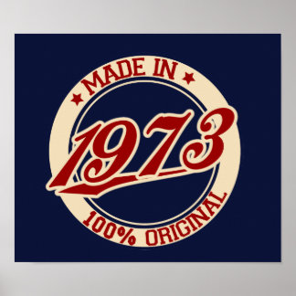 Made in 1973 poster