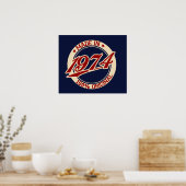 Made In 1974 Poster (Küche)