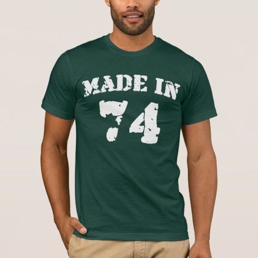 Made in 1974 Shirt (Vorderseite)