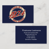 Made In 1974 Visitenkarte (Vorne/Hinten)