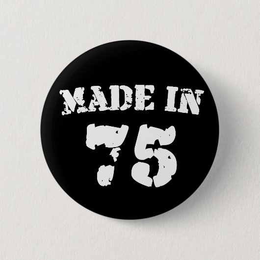 Made in 1975 button (Vorderseite)