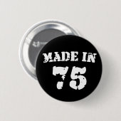 Made in 1975 button (Vorne & Hinten)