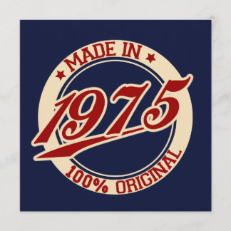 Made in 1975 karte