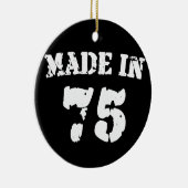Made in 1975 keramikornament (Rechts)