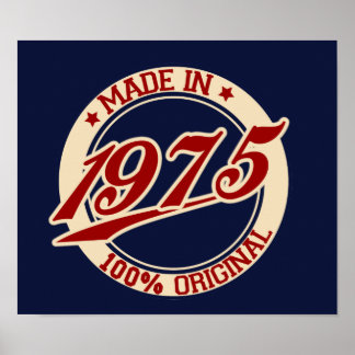 Made in 1975 poster