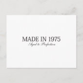 Made in 1975 postkarte (Vorderseite)