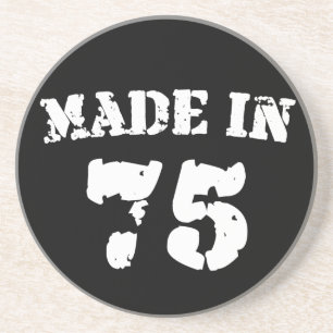 Made in 1975 sandstein untersetzer