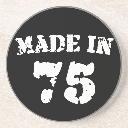 Made in 1975 sandstein untersetzer (Vorne)