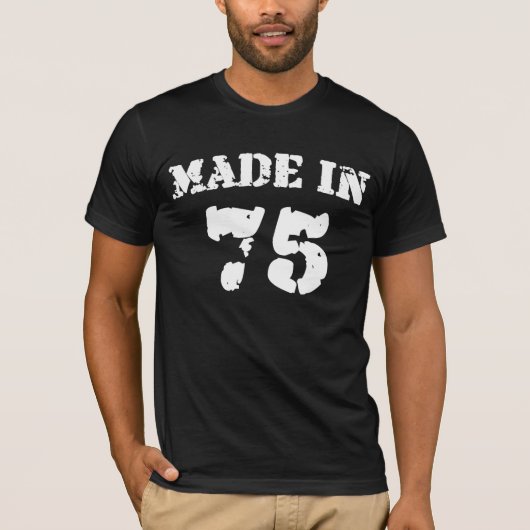 Made in 1975 Shirt (Vorderseite)