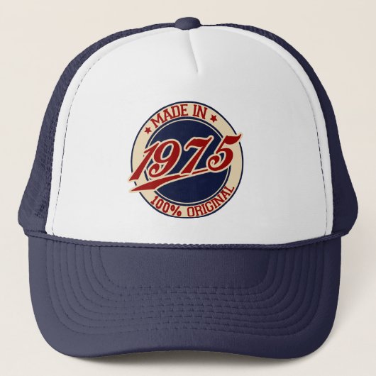 Made in 1975 truckerkappe (Vorderseite)