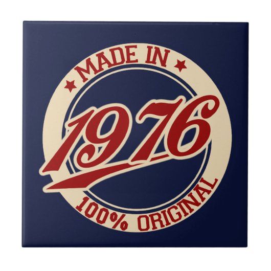 Made in 1976 fliese (Vorderseite)