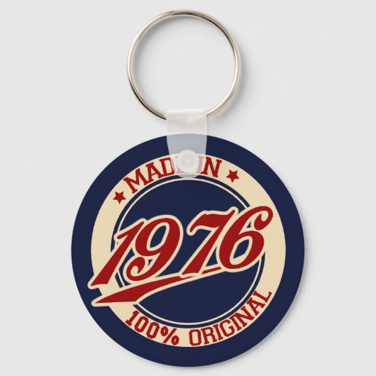 Made in 1976 schlüsselanhänger (Vorderseite)