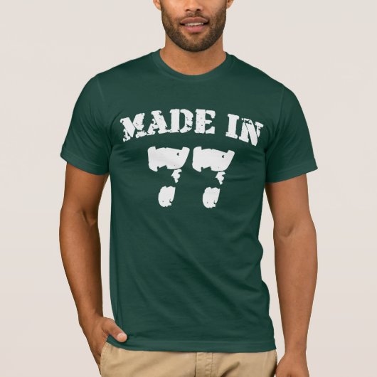 Made in 1977 Shirt (Vorderseite)