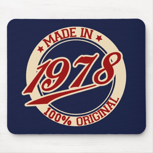 Made in 1978 mousepad (Vorne)