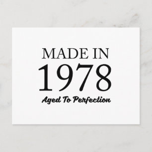 Made in 1978 postkarte