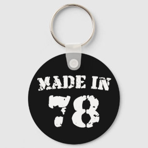 Made in 1978 schlüsselanhänger