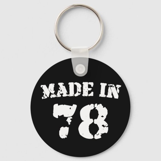 Made in 1978 schlüsselanhänger (Vorderseite)